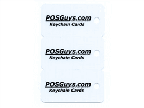 POSGuys.com Keychain Cards 3-Up Standard