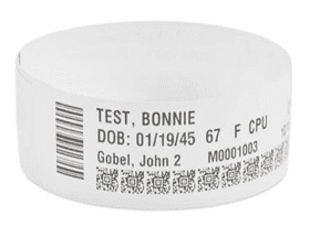 Zebra Medical Wristbands